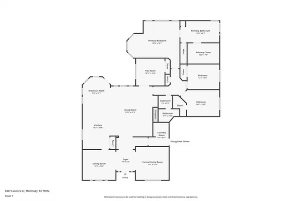 $530,000 | 8407 Lanners Drive, McKinney, TX 75072