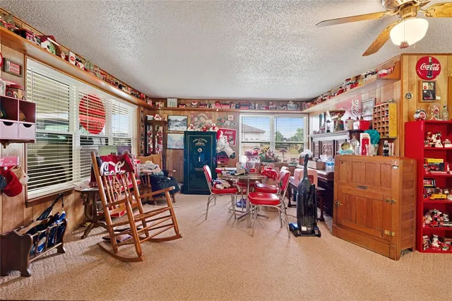 a view of a chairs in a room