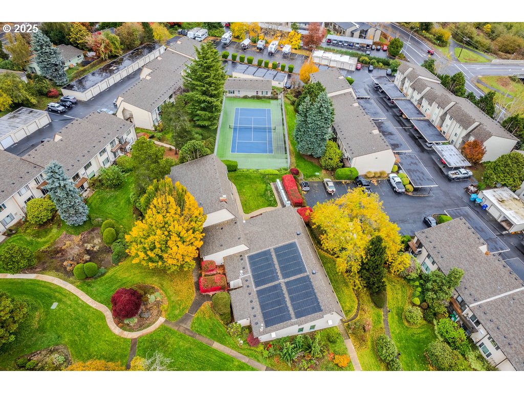 200 Southwest Florence Avenue, Unit D15 Gresham, OR 97080 - Photo 25 of 29 an aerial view of a house with a swimming pool yard and outdoor seating