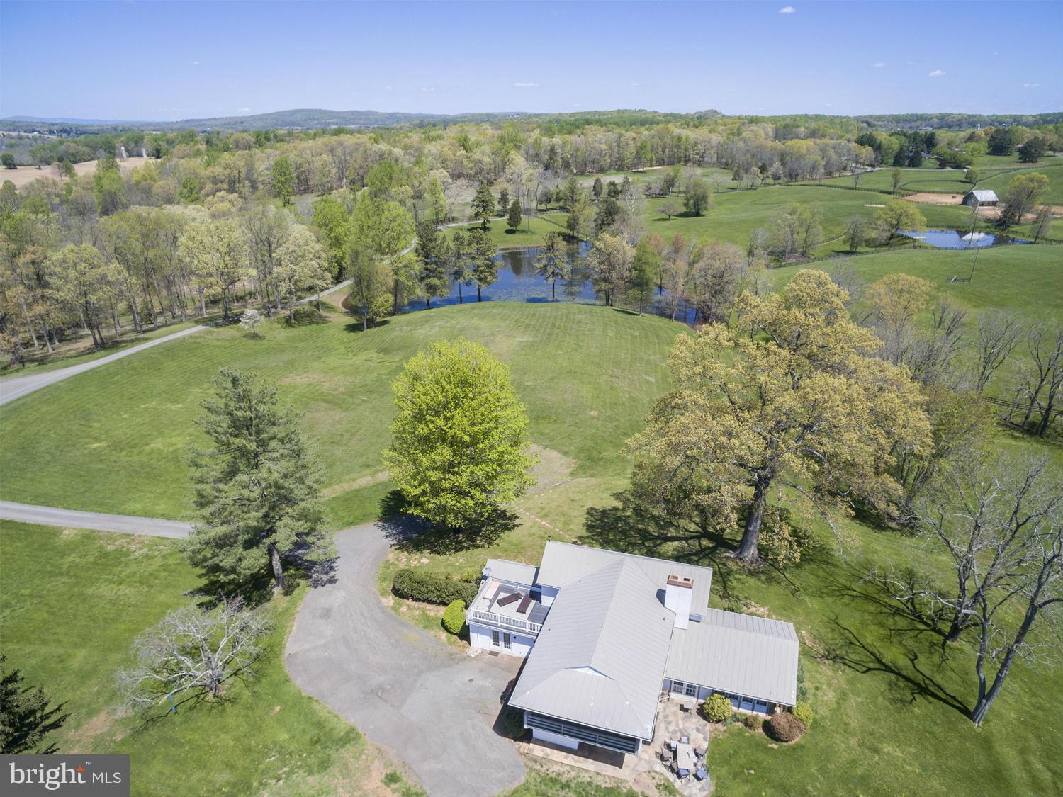 9154 Lees Ridge Road Warrenton, VA 20186 - Photo 26 of 29 Aerial view