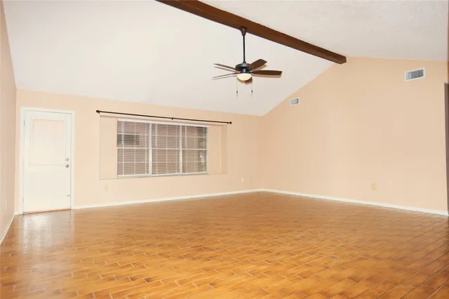 a view of an ocean & kitchen