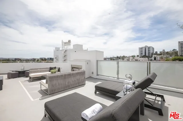 a view of a building with a street