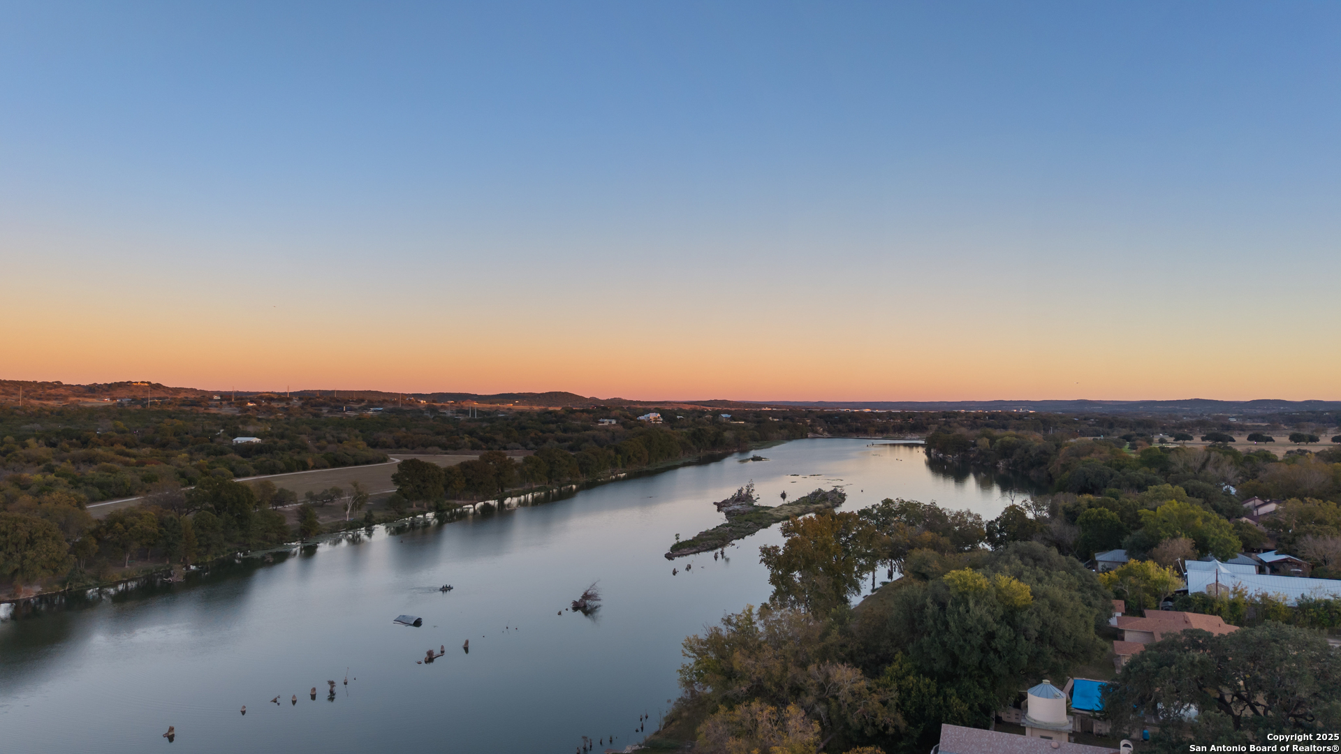 2650 Bandera Highway Kerrville, TX 78028 - Photo 4 of 50 an aerial view of lake and mountain view