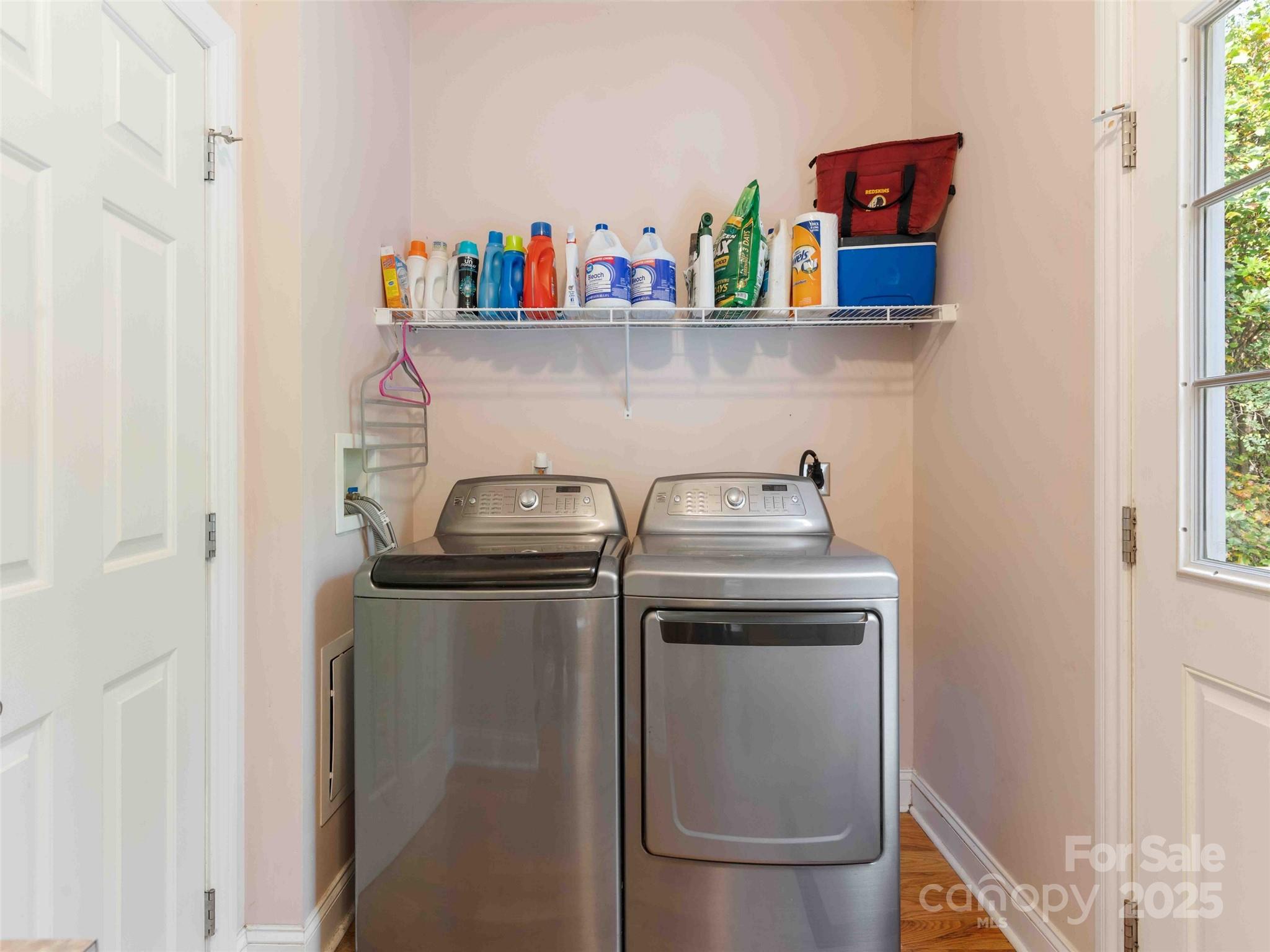 37 C Creek Lane Pisgah Forest, NC 28768 - Photo 28 of 34 a utility room with dryer and washer