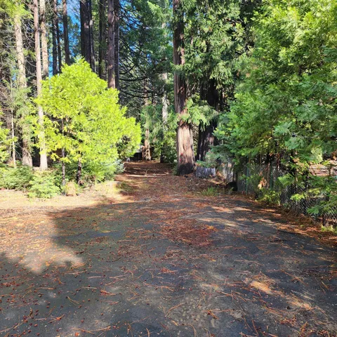 a backyard of a house