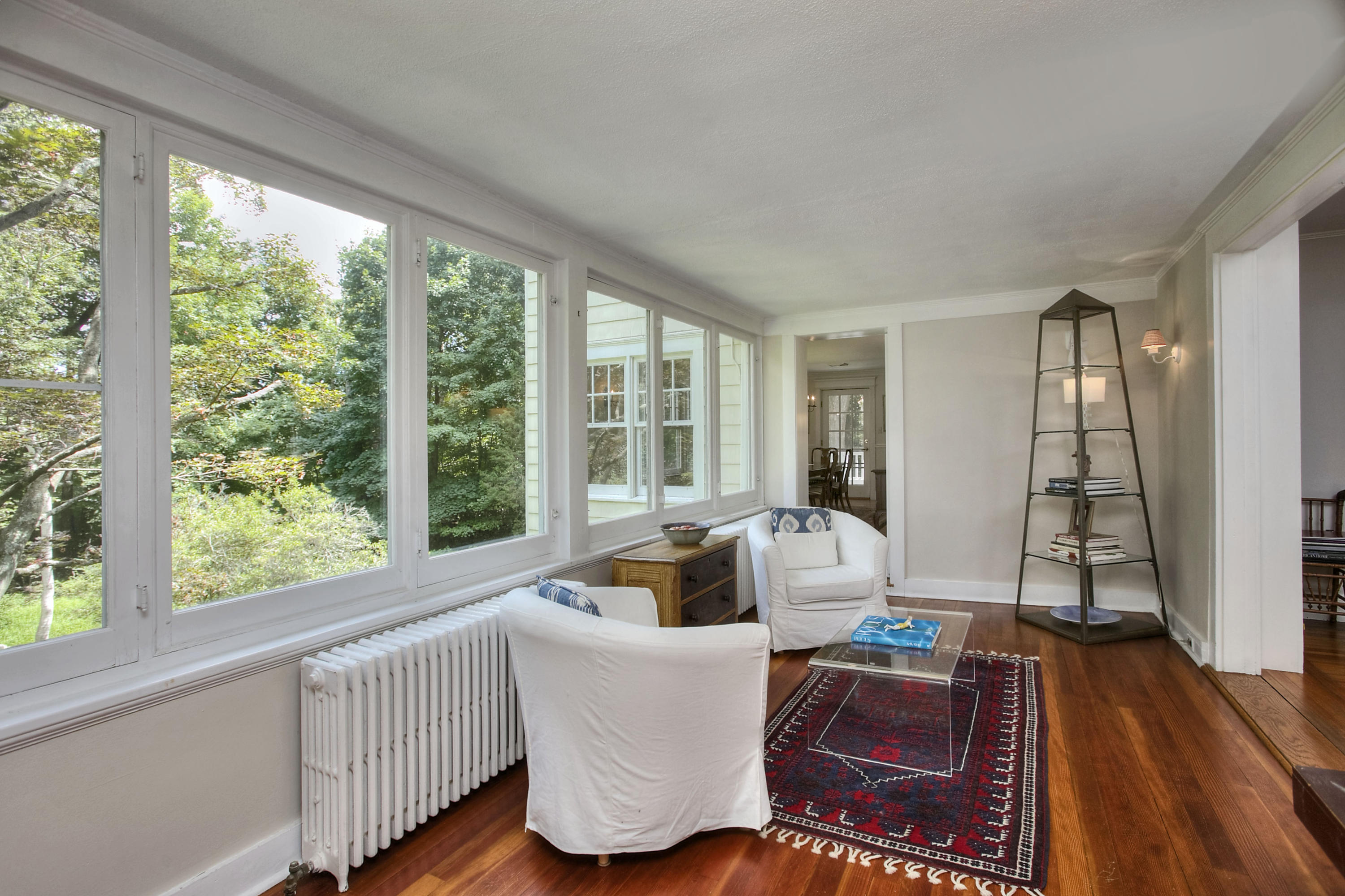1006 Silvermine Road New Canaan, CT 06840 - Photo 16 of 39 a living room with furniture and a large window