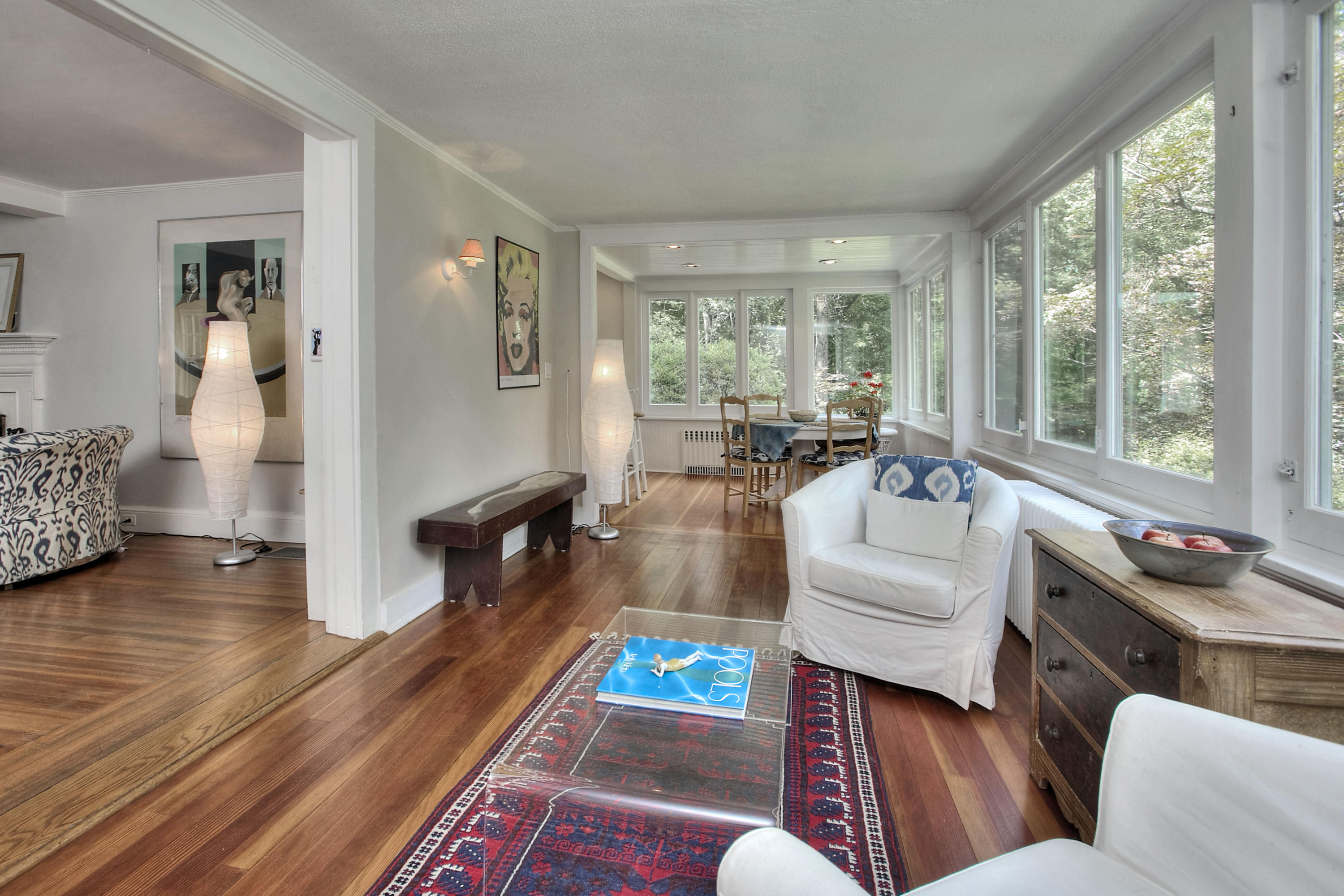 1006 Silvermine Road New Canaan, CT 06840 - Photo 17 of 39 a living room with furniture and a large window