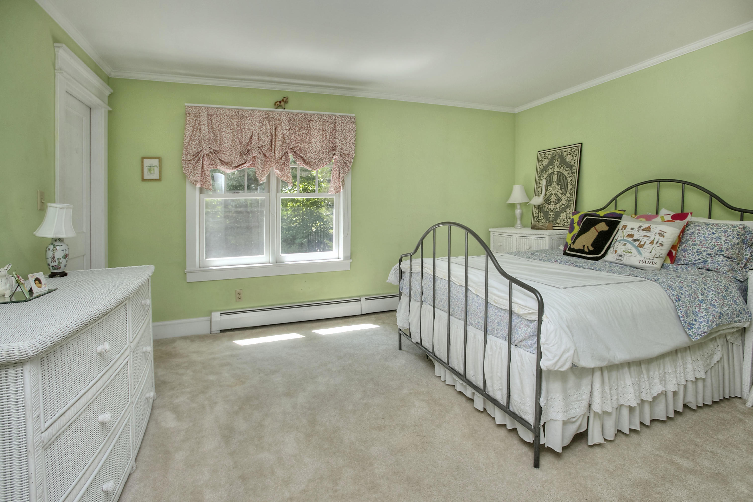 1006 Silvermine Road New Canaan, CT 06840 - Photo 25 of 39 a bedroom with a bed and a sink