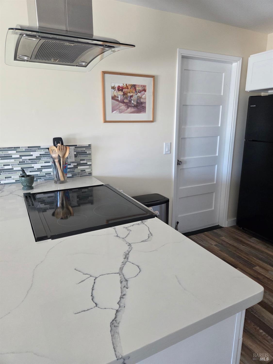 460 Bella Vista Drive Angwin, CA 94508 - Photo 57 of 73 a close view of a refrigerator in kitchen and an empty room