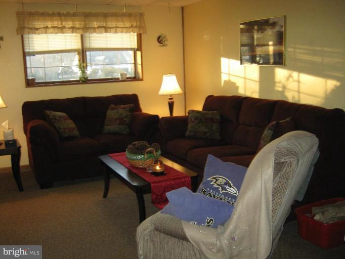 5727 Van Dyke Road Baltimore, MD 21206 - Photo 12 of 21 Great room on lower level with fireplace