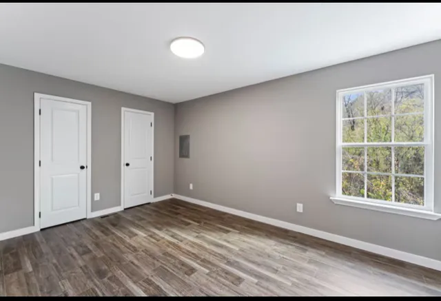 a view of room with window