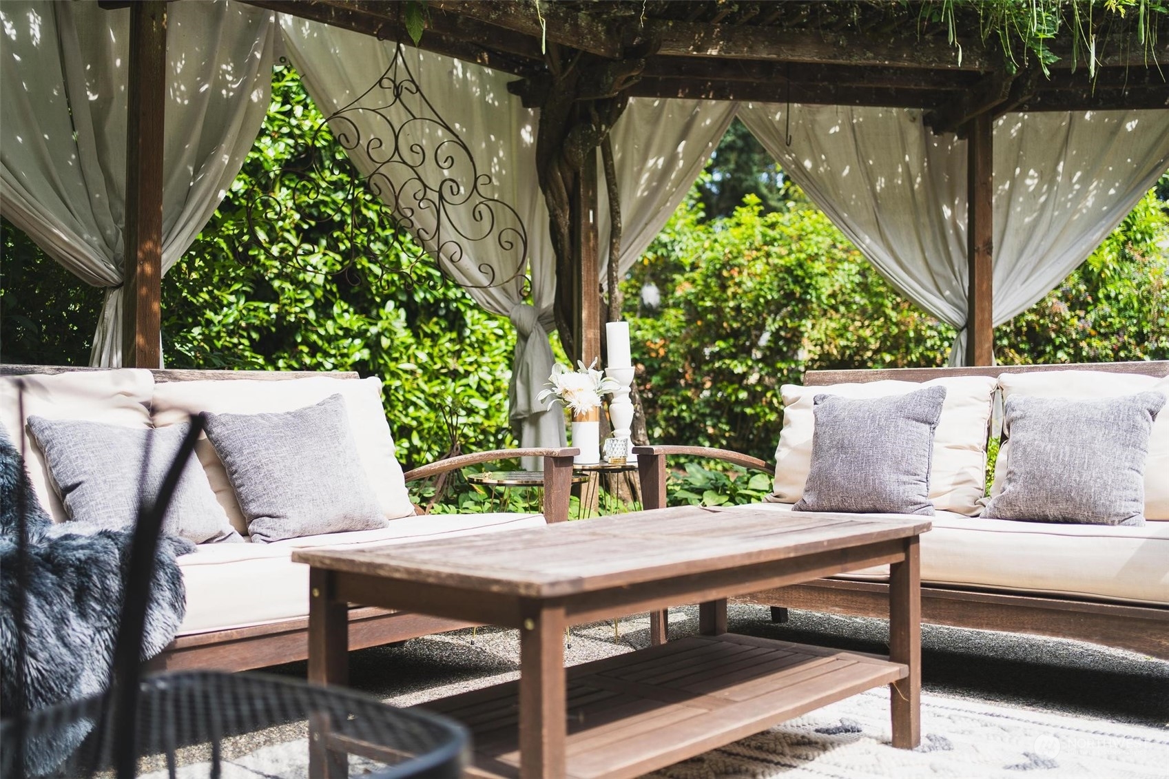 9110 Northeast 179th Place Bothell, WA 98011 - Photo 32 of 35 a view of outdoor sitting area with furniture