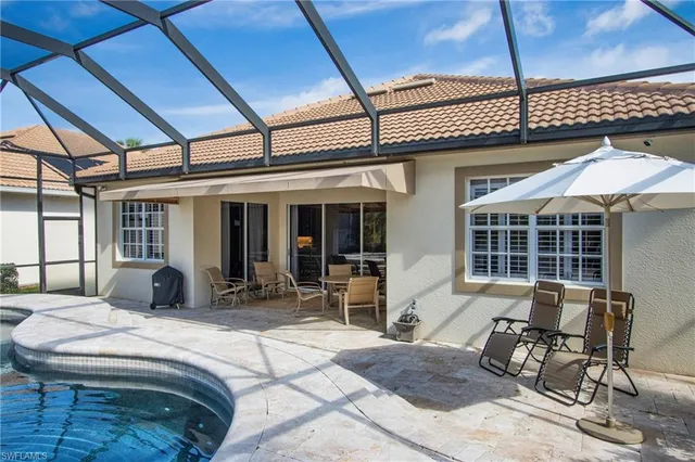 a house view with a seating space