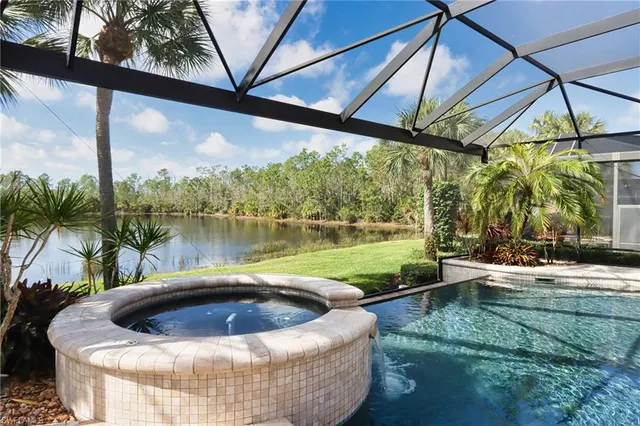 a view of a lake from window