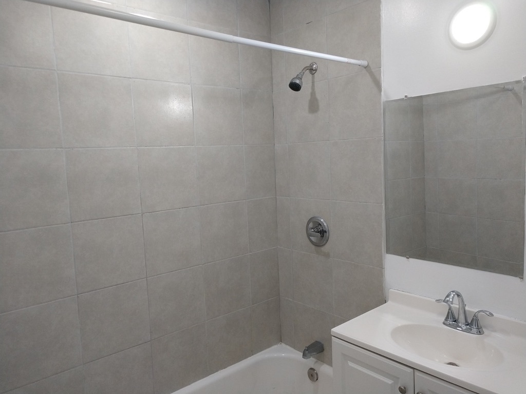 6219 South Rhodes Avenue Chicago, IL 60637 - Photo 15 of 24 a bathroom with a sink a toilet and shower
