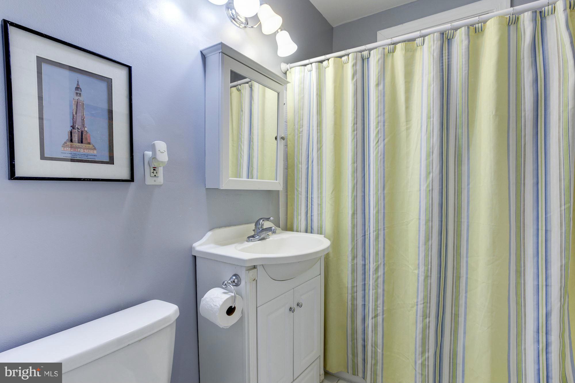1241 Jackson Street Northeast Washington, DC 20017 - Photo 27 of 30 a bathroom with a sink a toilet and a mirror