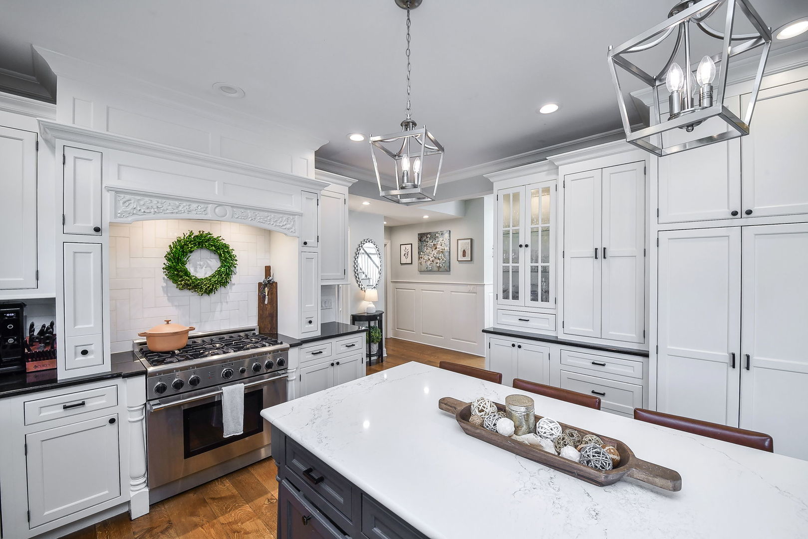 75 Hawkins Circle Wheaton, IL 60189 - Photo 13 of 45 a kitchen with stainless steel appliances granite countertop a stove and a refrigerator