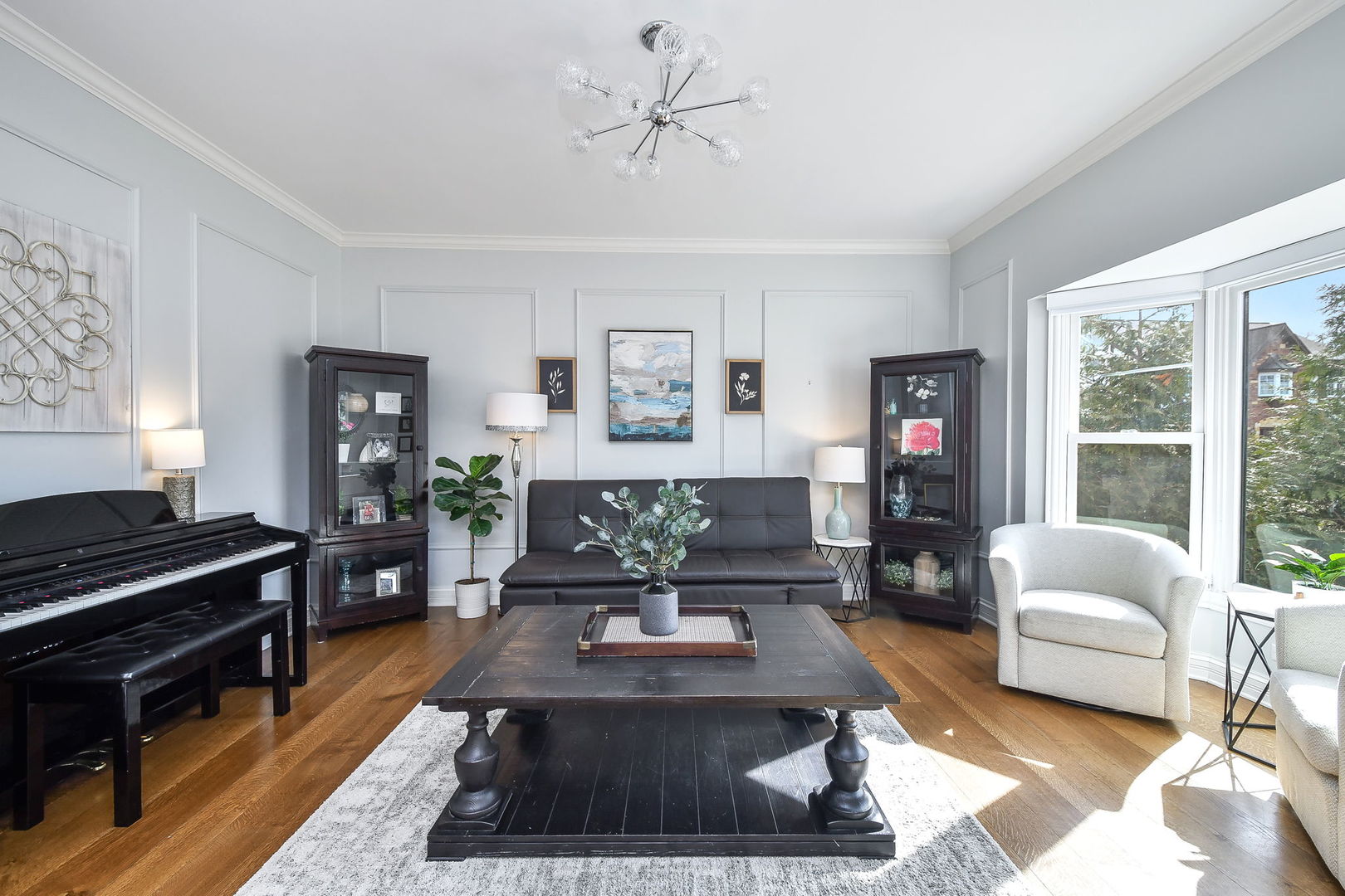 75 Hawkins Circle Wheaton, IL 60189 - Photo 6 of 45 a living room with furniture and a fireplace