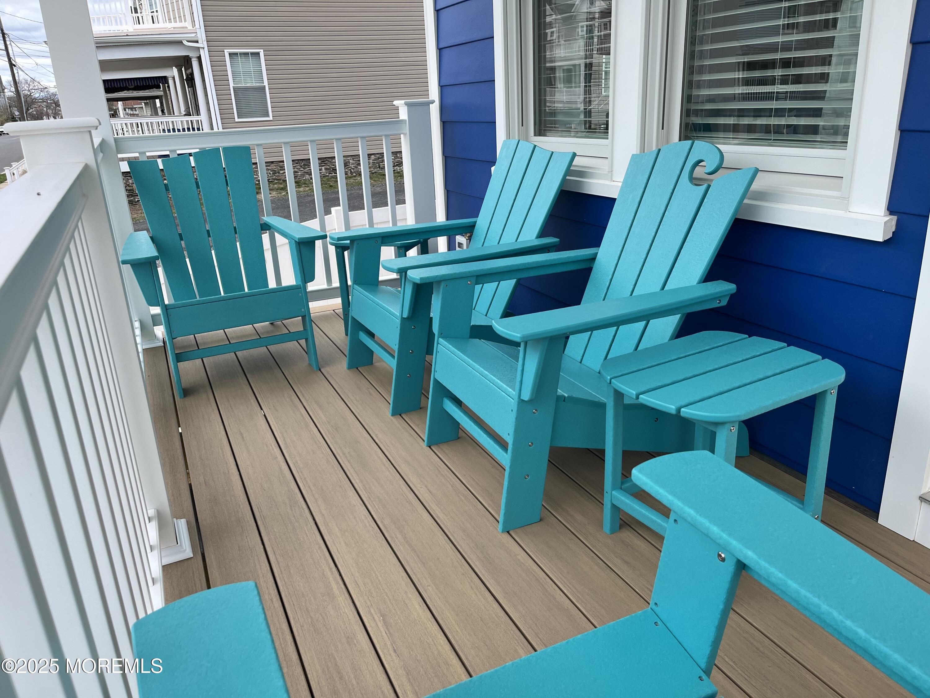 Undisclosed Address Bradley Beach, NJ 07720 - Photo 1 of 13 a view of a two chairs in the balcony
