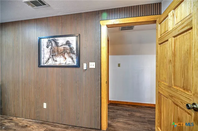 a view of front door