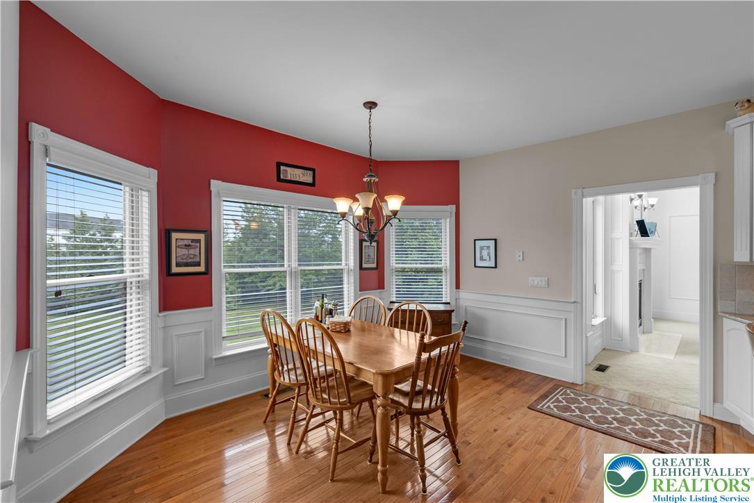 774 Lahr Road Nazareth, PA 18064 - Photo 20 of 58 a view of a dining room with furniture window and wooden floor