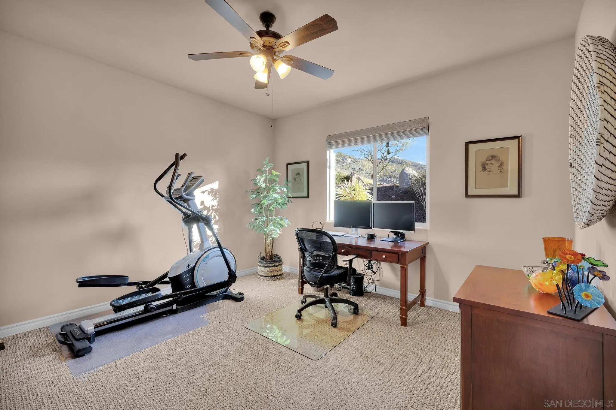 578 North Alpine Trail Road Alpine, CA 91901 - Photo 29 of 50 a view of a workspace with furniture