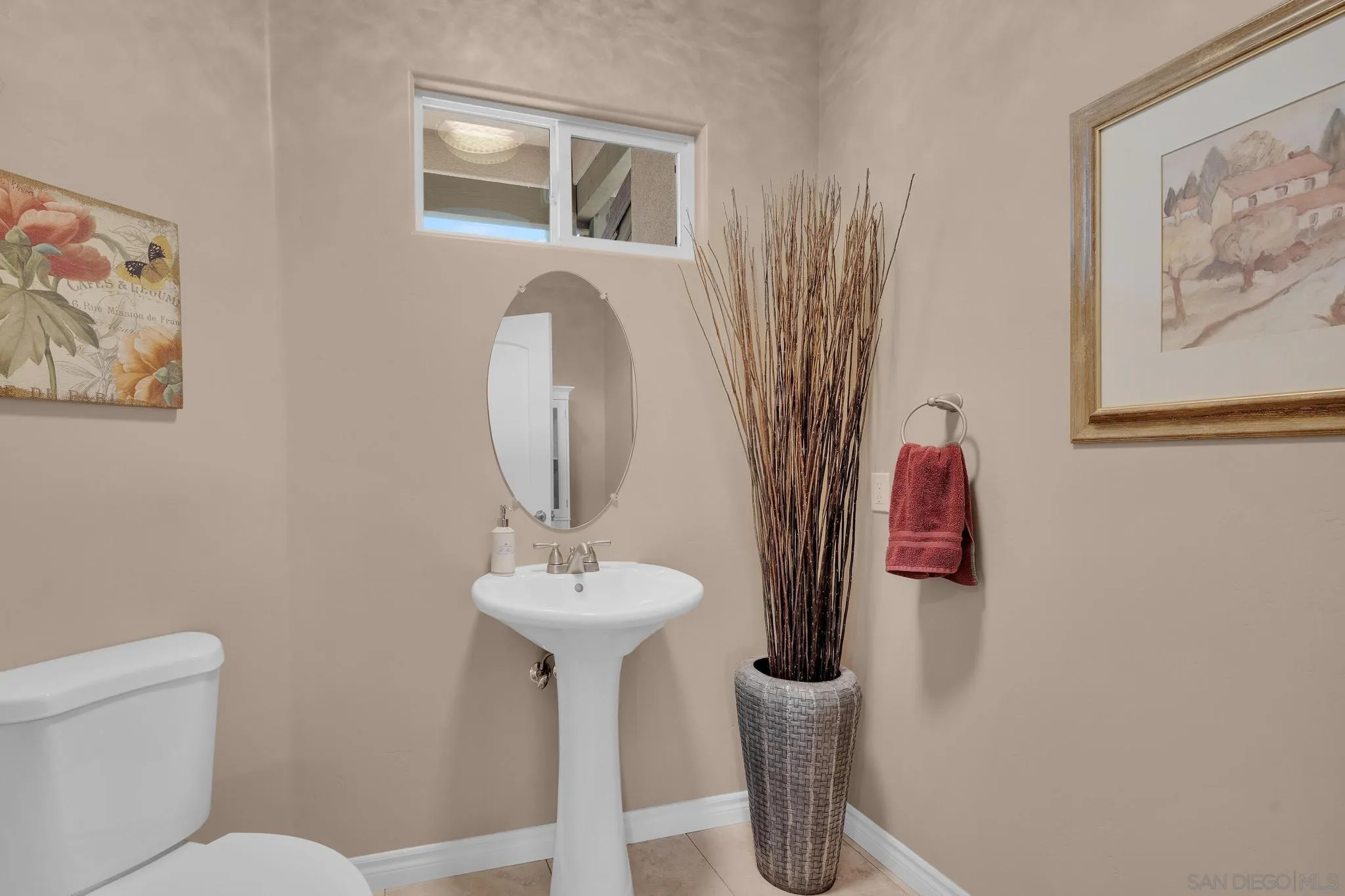 578 North Alpine Trail Road Alpine, CA 91901 - Photo 30 of 50 a bathroom with a toilet sink and mirror