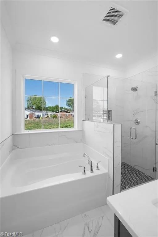 6165 Frye Bridge Road Clemmons, NC 27012 - Photo 13 of 25 Primary Bathroom - Photo shows similar features for the future home.