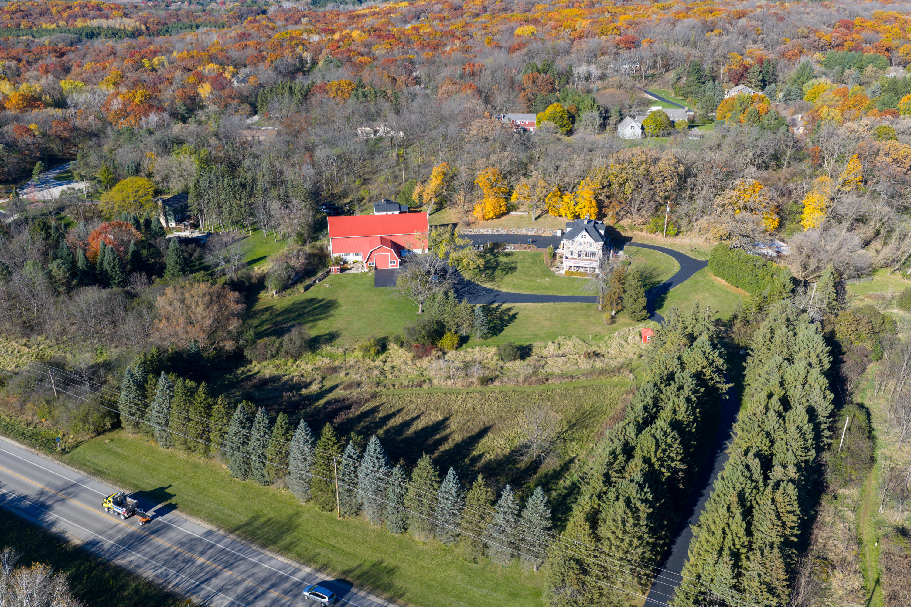 18 Highway 18 Delafield, WI 53018 - Photo 109 of 111 Aerial View Pic 1