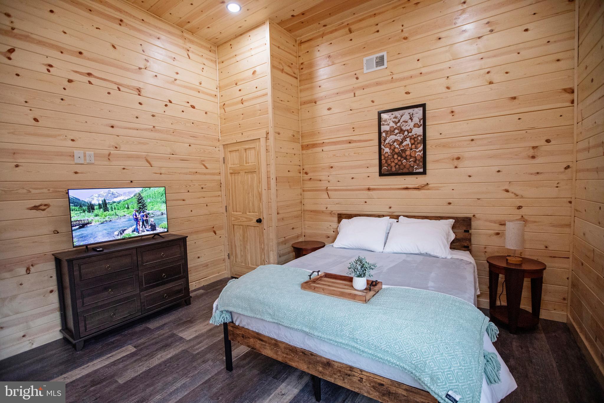 635 Biltmore Rdg Trail McHenry, MD 21541 - Photo 21 of 64 a living room with furniture a flat screen tv and a fireplace