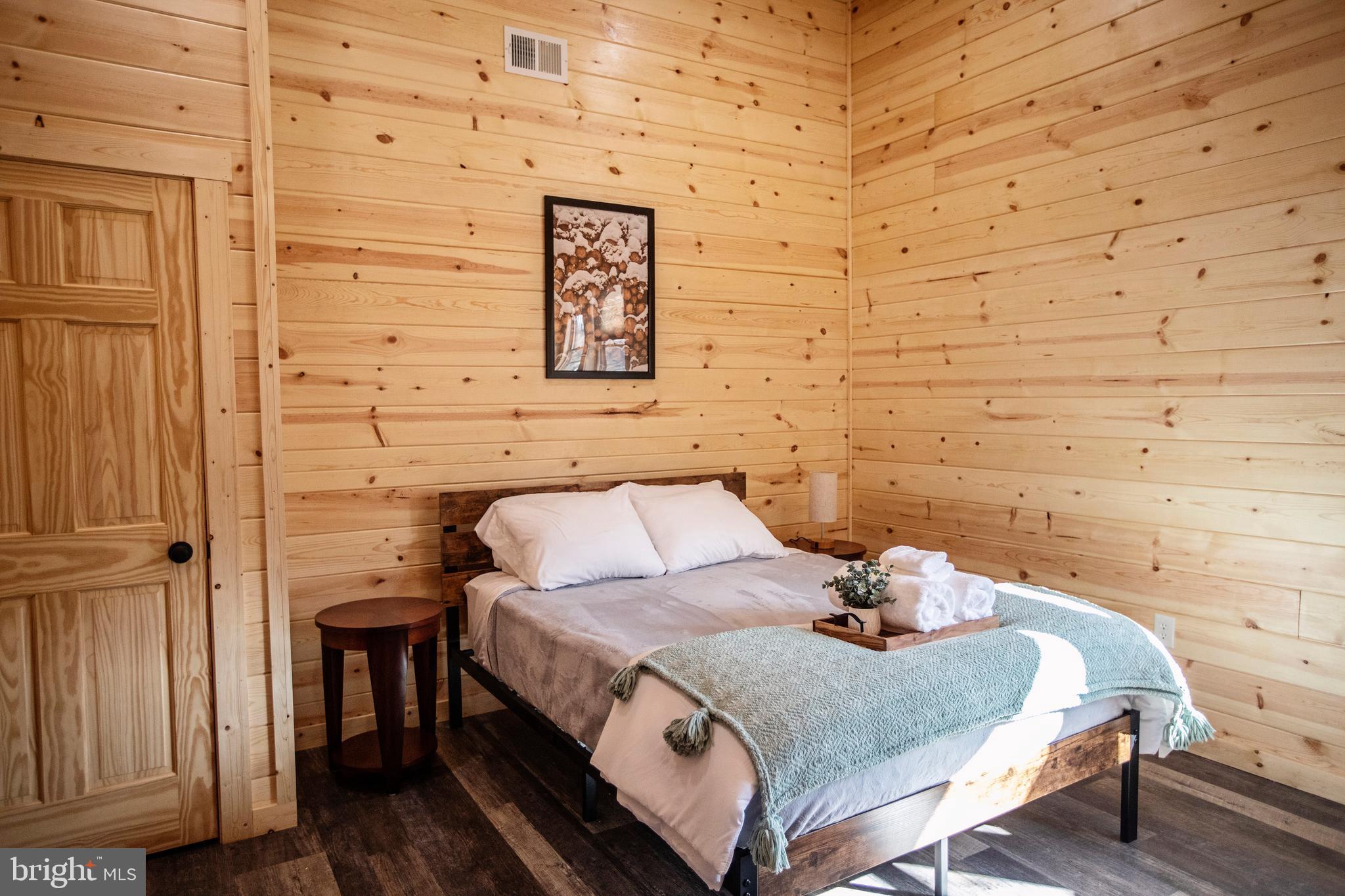 635 Biltmore Rdg Trail McHenry, MD 21541 - Photo 52 of 64 a bedroom with a bed and a wall painting