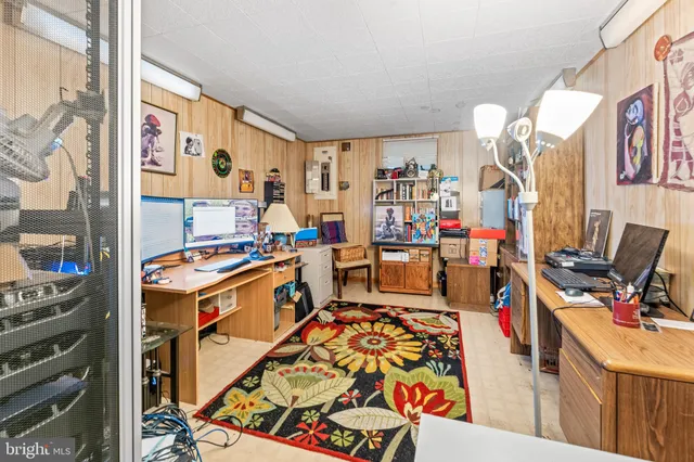 a storage room with washer and dryer