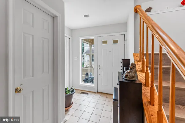 a view of an entryway door