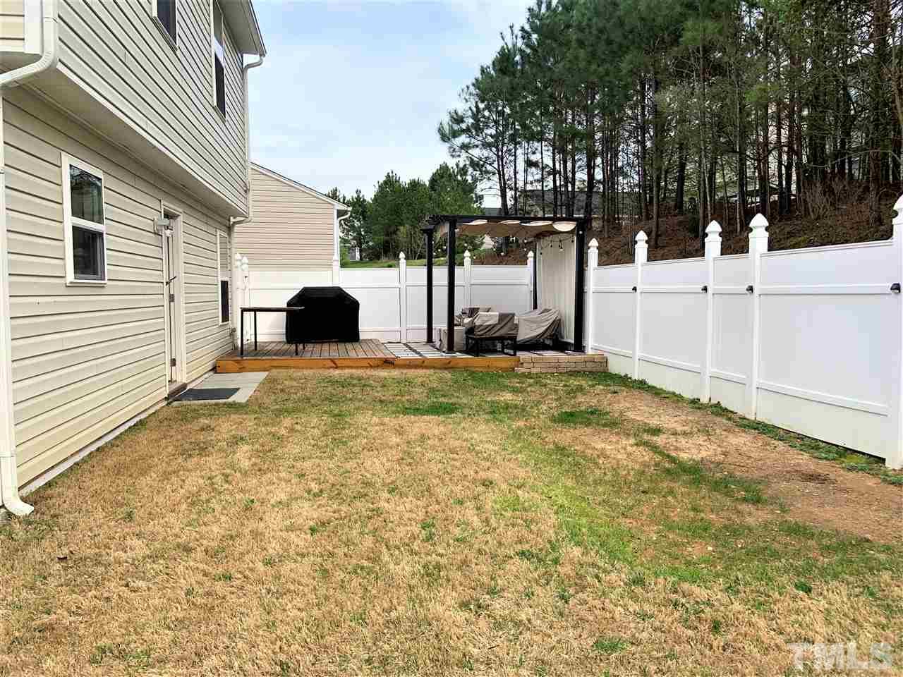 2737 Manthorp Terrace Raleigh, NC 27610 - Photo 21 of 21 a view of a backyard