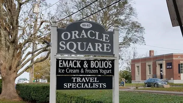 a view of sign board