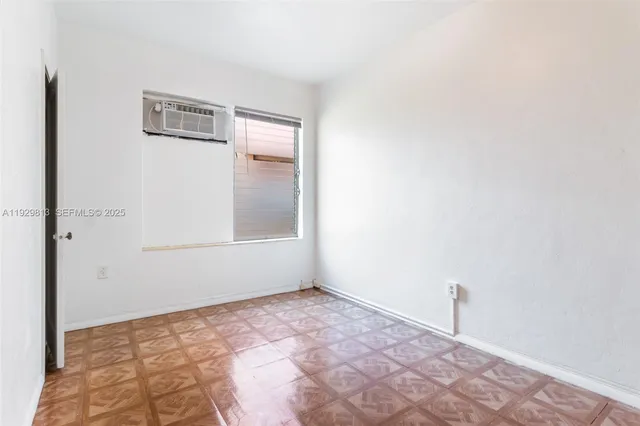 a bathroom with a window