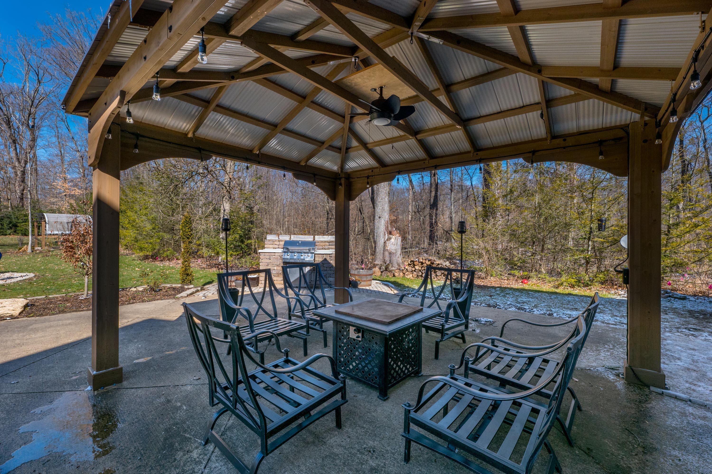 3680 South Three B's & K Road Galena, OH 43021 - Photo 10 of 81 Pergola give a perfect spot to enjoy some shade on summer days
