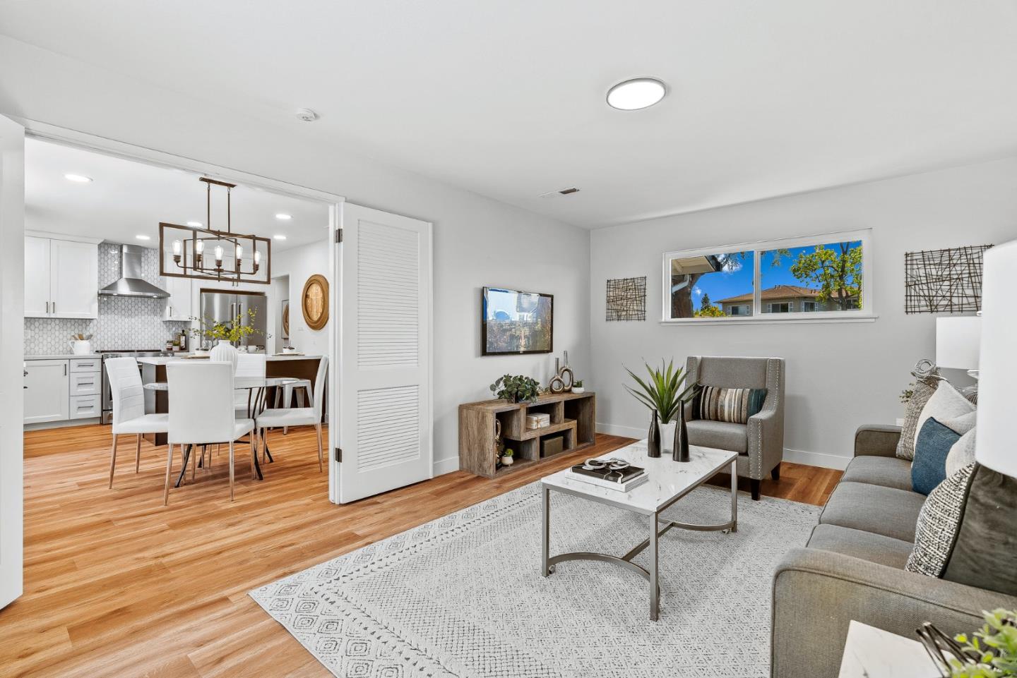 3763 Xavier Court Campbell, CA 95008 - Photo 15 of 41 a living room with furniture and wooden floor
