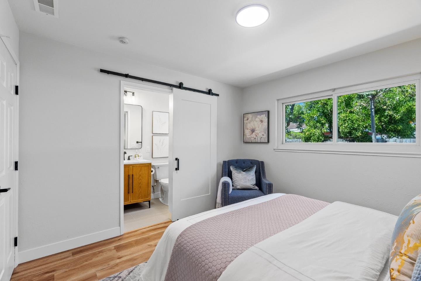 3763 Xavier Court Campbell, CA 95008 - Photo 19 of 41 a bedroom with a bed and a window