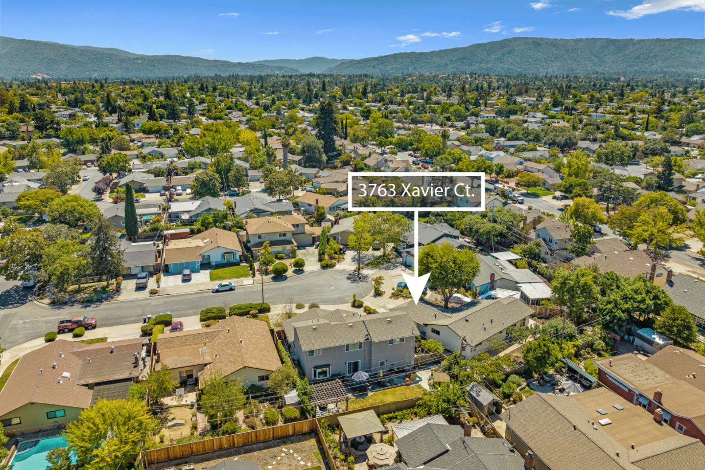 3763 Xavier Court Campbell, CA 95008 - Photo 38 of 41 an aerial view of residential houses with outdoor space