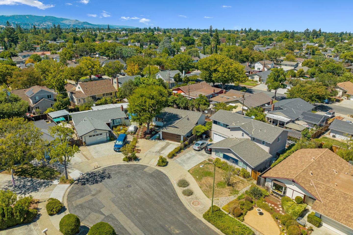 3763 Xavier Court Campbell, CA 95008 - Photo 39 of 41 an aerial view of a house with outdoor space