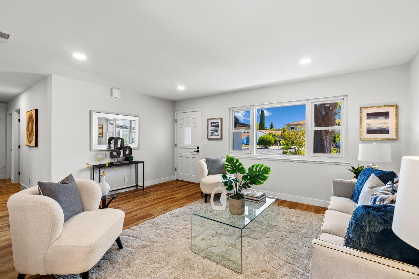3763 Xavier Court Campbell, CA 95008 - Photo 7 of 41 a living room with furniture and a potted plant