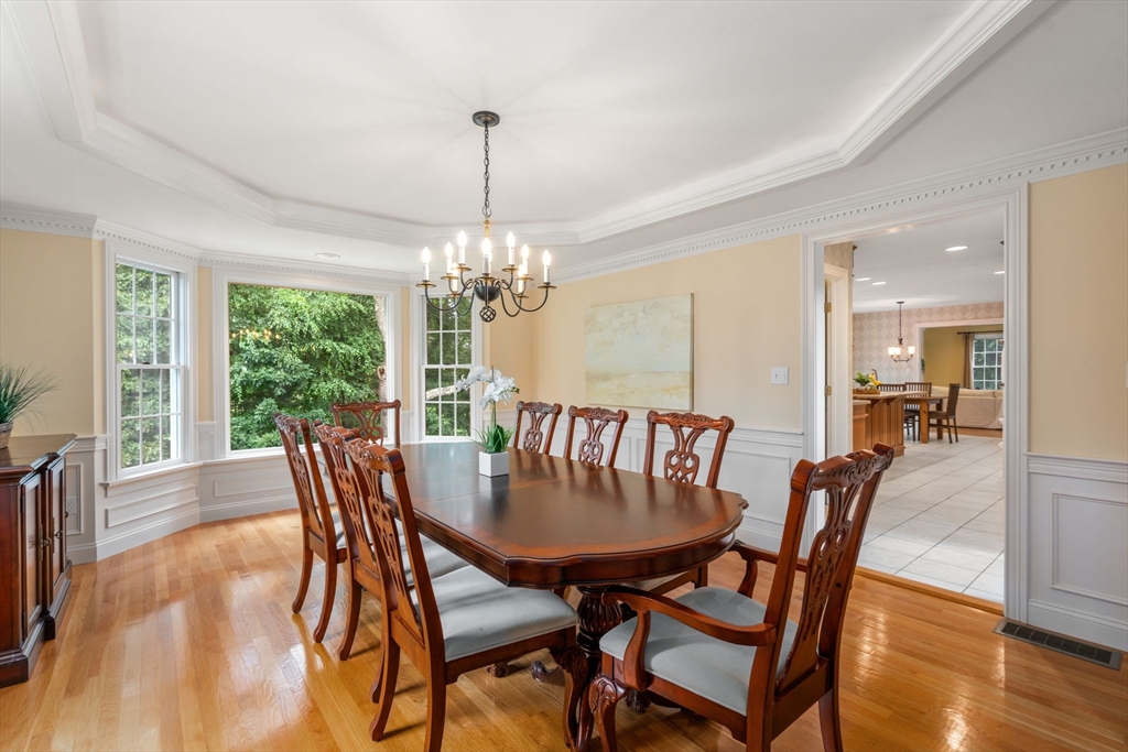 8 Stoneybrook Circle Andover, MA 01810 - Photo 15 of 37 a view of a dining room with furniture window and wooden floor