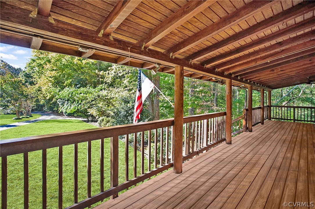 2526 Harris Creek Road Prospect, VA 23960 - Photo 4 of 50 a view of a balcony with wooden floor