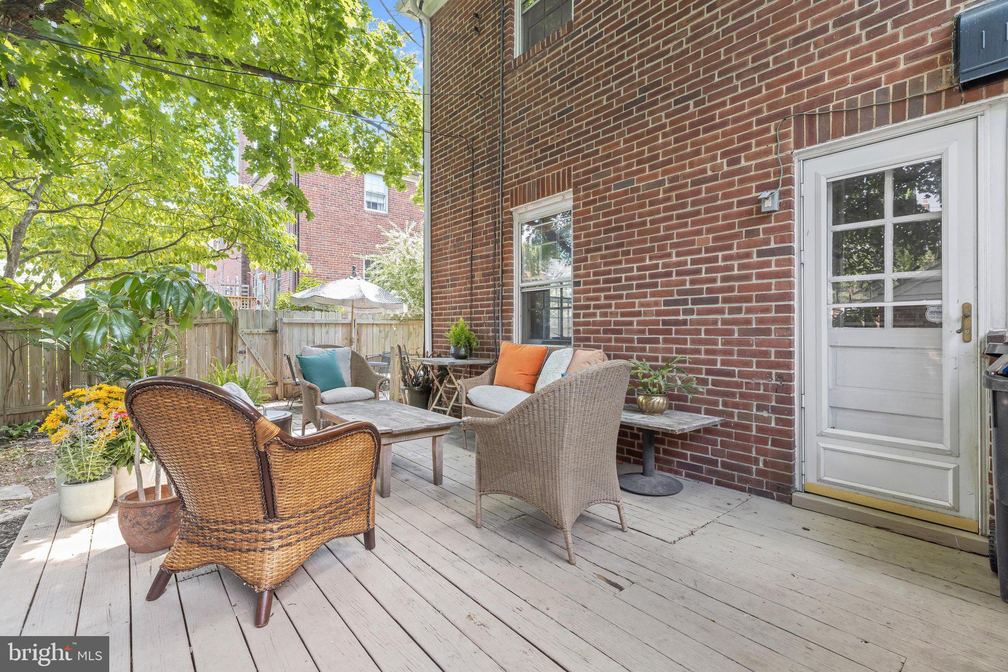 8 Dunkirk Road Baltimore, MD 21212 - Photo 26 of 56 Platform Deck off Kitchen