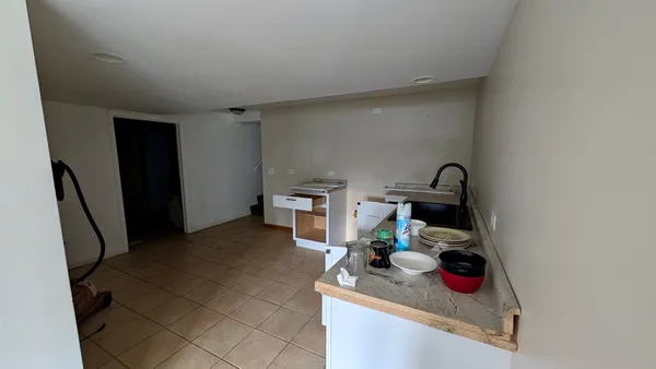 a room with storage and utility
