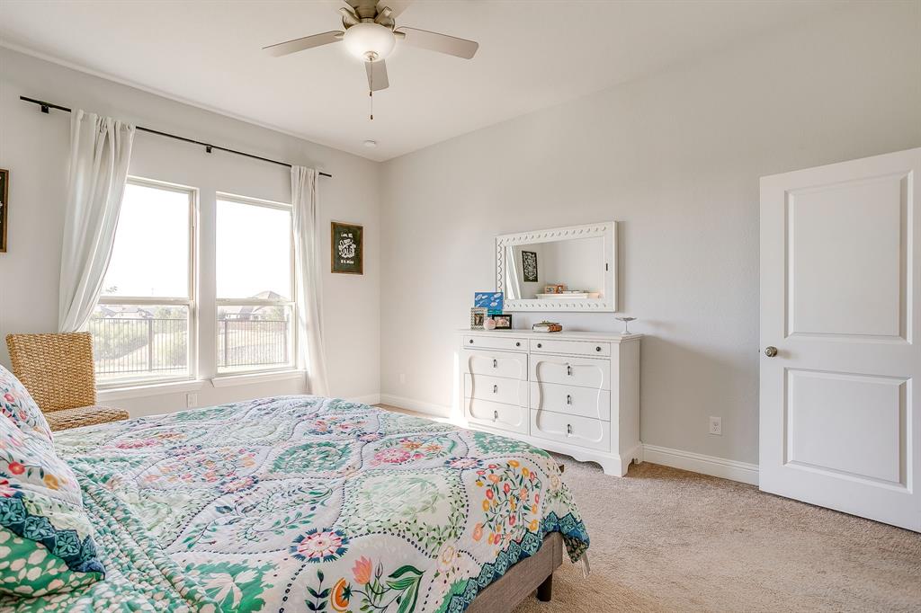 10371 Trail Ridge Drive Fort Worth, TX 76126 - Photo 15 of 35 a bedroom with a large bed and a window