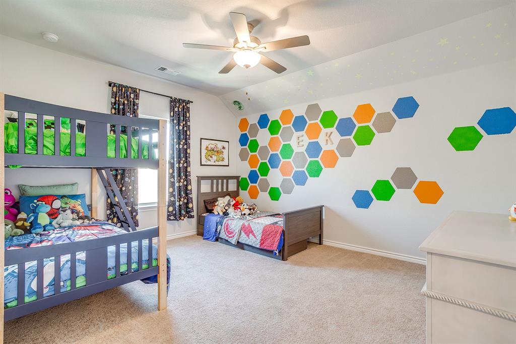 10371 Trail Ridge Drive Fort Worth, TX 76126 - Photo 29 of 35 a bedroom with a bed and a window