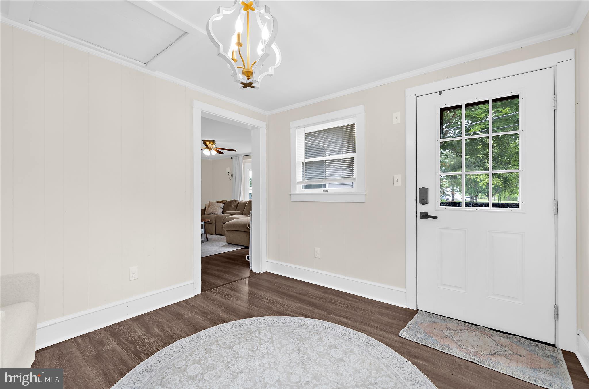 11994 Cordova Road Cordova, MD 21625 - Photo 6 of 57 a living room with hardwood flooring and a ceiling fan