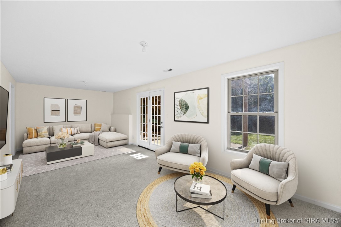 1004 Carter Drive Georgetown, IN 47122 - Photo 36 of 55 Virtual staging basement family room